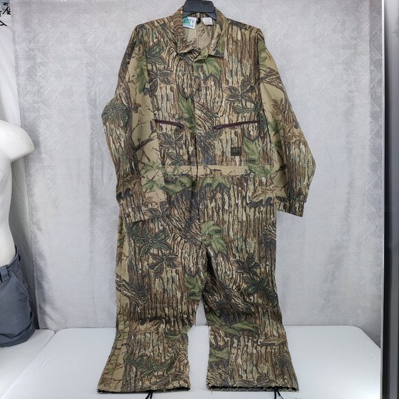 Liberty Rugged Outdoor Gear Coveralls Mens 2XL Realtree Camo Made USA Hunting - Picture 1 of 16